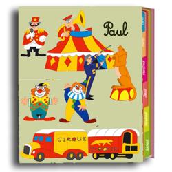 Cahier de texte décoré de gommettes cirque