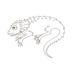 dessin de caméléon