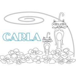 coloriage Carla
