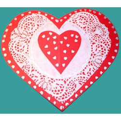 Carte coeur saint valentin
