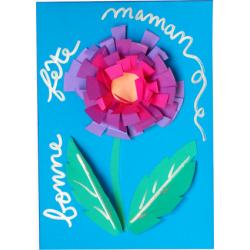carte grosse fleur