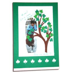Créer une carte scrapbooking arbre