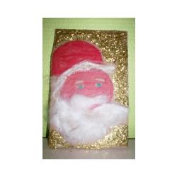 Réaliser une carte Père  de Noël en suivant les explications d'Erwan