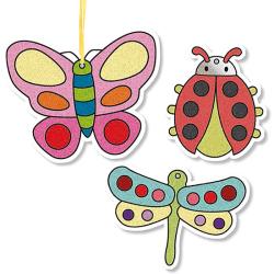Cartes insectes à décorer au sable