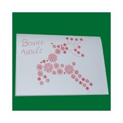 carte de voeux et posters à motifs de flocons 