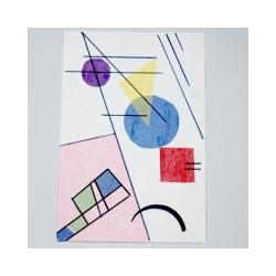 Carte Kandinsky, carte en papier de soie