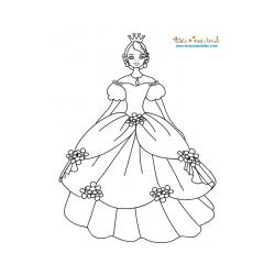 Cendrillon en robe de bal
