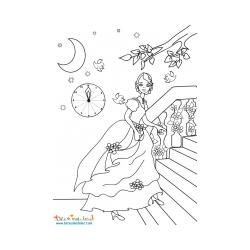 Minuit, Cendrillon s'enfuit du bal