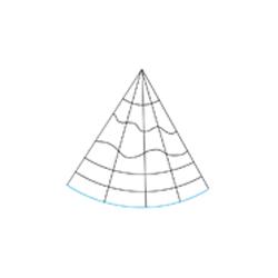 Imprimer le modèle de chapeau pointu à colorier n°1