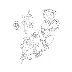 Coloriages et dessins sur la Chine