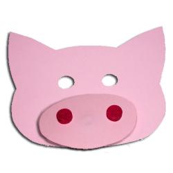 Explications pour réaliser un masque de cochon