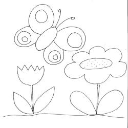 Coloriages simples pour l'éveil de bébé