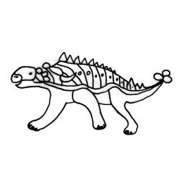 coloriage de dinosaure