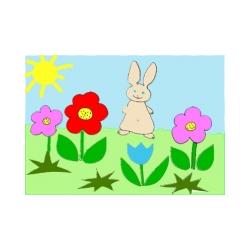 Collage du lapin