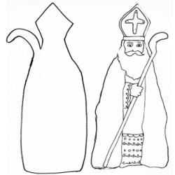 Imprimer le modèle de saint Nicolas en papier mâché 