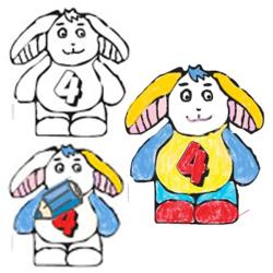 Coloriages de chiffres Primaire cycle 1