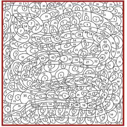 Coloriages magiques division