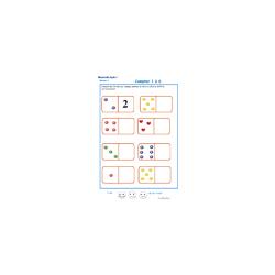 exercice 3 sur les dominos. Maternelle GS