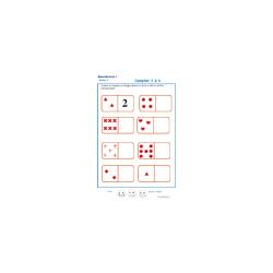 exercice 1 sur les dominos. Maternelle GS