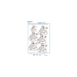 exercice 5 et colorier le bon nombre dans chaque sac GS