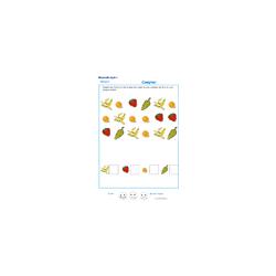 exercice 2 pour apprendre à compter les fruits GS