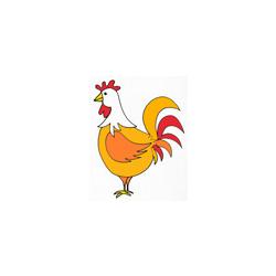 Imprimer une image de Pâques : coq