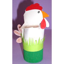 coquetier poule blanche