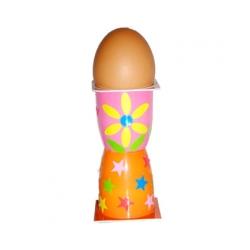 Coquetier en pots de petit suisse