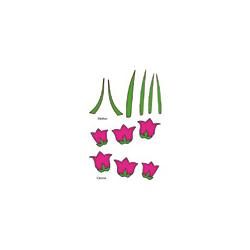Imprimer les crocus pour la décoration du mini panier 