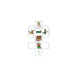 Cube de Noël 1 à imprimer