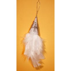 Décoration de Noël Cône et plumes
