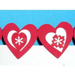 Fabriquer des décorations de sapin en forme de coeur