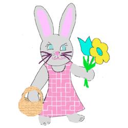 Décorations de Pâques lapin