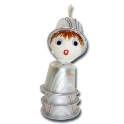 Personnage Noël en capsules de café