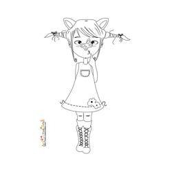 coloriage manga