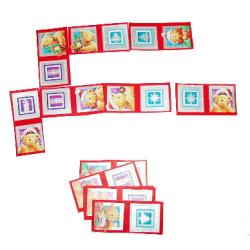 Fabriquer un jeu de dominos de Noël