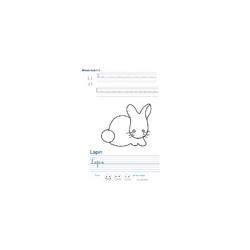 Imprimer la page d'écriture sur le lapin