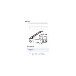 Imprimer la page d'écriture sur les pompiers