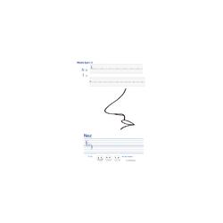 Imprimer la page d'écriture sur le nez 