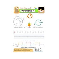 Apprendre à écrire le "O" de orange en minuscule