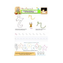 Apprendre à écrire le "R" de Renne en minuscule