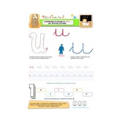 Apprendre à écrire le "U" du mot Uniforme en minuscule