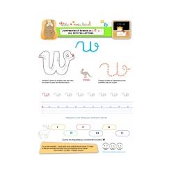 Apprendre à écrire le "W" de Walliby en minuscule