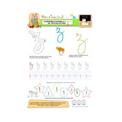 Apprendre à écrire le "Z" de Zébu en minuscule