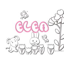 Coloriage Elea