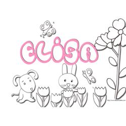 Coloriage Elisa