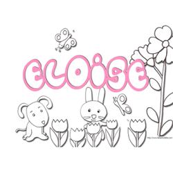 Coloriage Eloïse