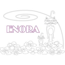 coloriage Enora