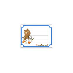 Etiquettes de cahier "chien" à imprimer