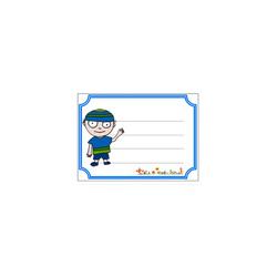Etiquette de cahier Tête de noeud